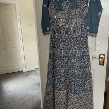 Embroidered Dress Gown